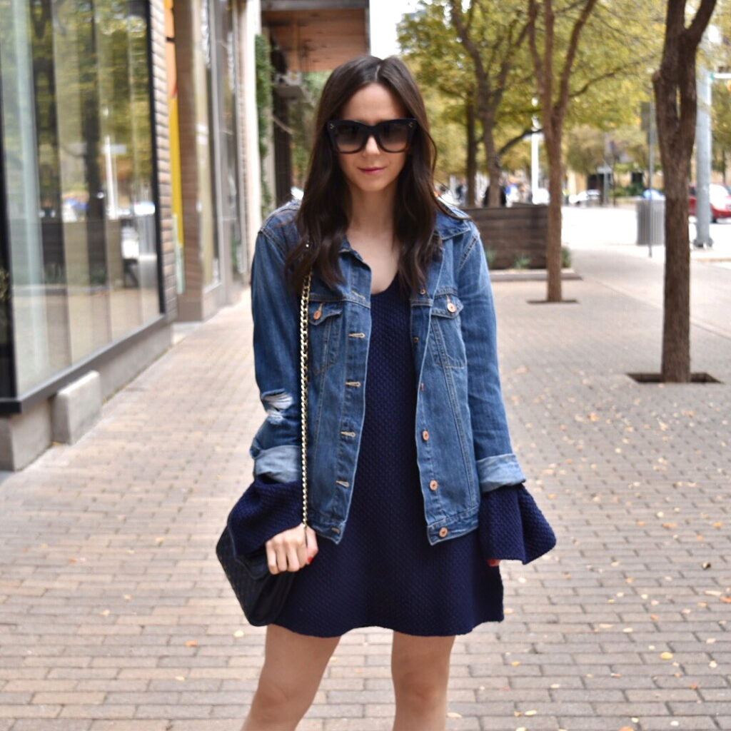 Denim Jacket and Dress